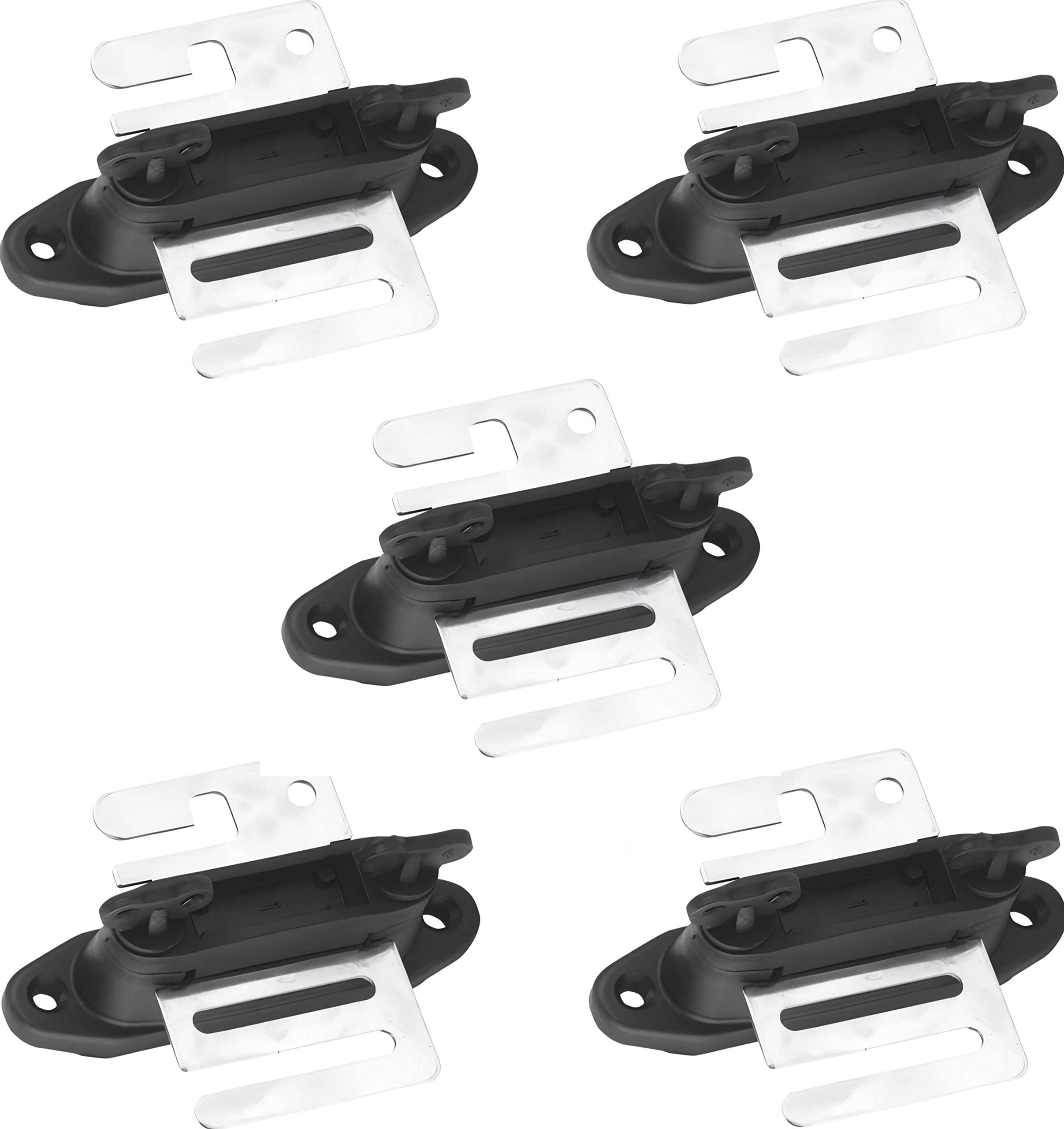 Photo 1 of RiteFENCE Electric Fence End Strain Gate Insulator Polytape Handle Hook Anchor Clamp/Corner/Stretch/Tensioner Insulator with Stainless Steel Connector Plate for Wood Post PK5