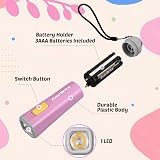 EverBrite Mini LED Flashlight Pink Lightweight 46 g 1 W 25-30 lm view 4