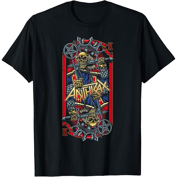 Amazon.com: Anthrax - Spreading The Disease Skater Vintage T