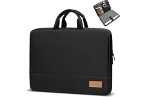 bagasin Laptop Sleeve Case, 15 15.6 16 inch TSA Laptop Sleeve Water Resistant with 4-Layer Protection, Computer Carrying Bag 