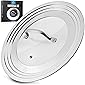 Zulay Kitchen Universal Lid For Pots and Pans - Stainless Steel & Tempered Glass Universal Pan Lid - Durable Universal…