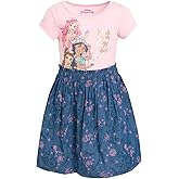 Disney Minnie Mouse Princess Jasmine Belle Ariel Girls Dress Toddler to Big Kid