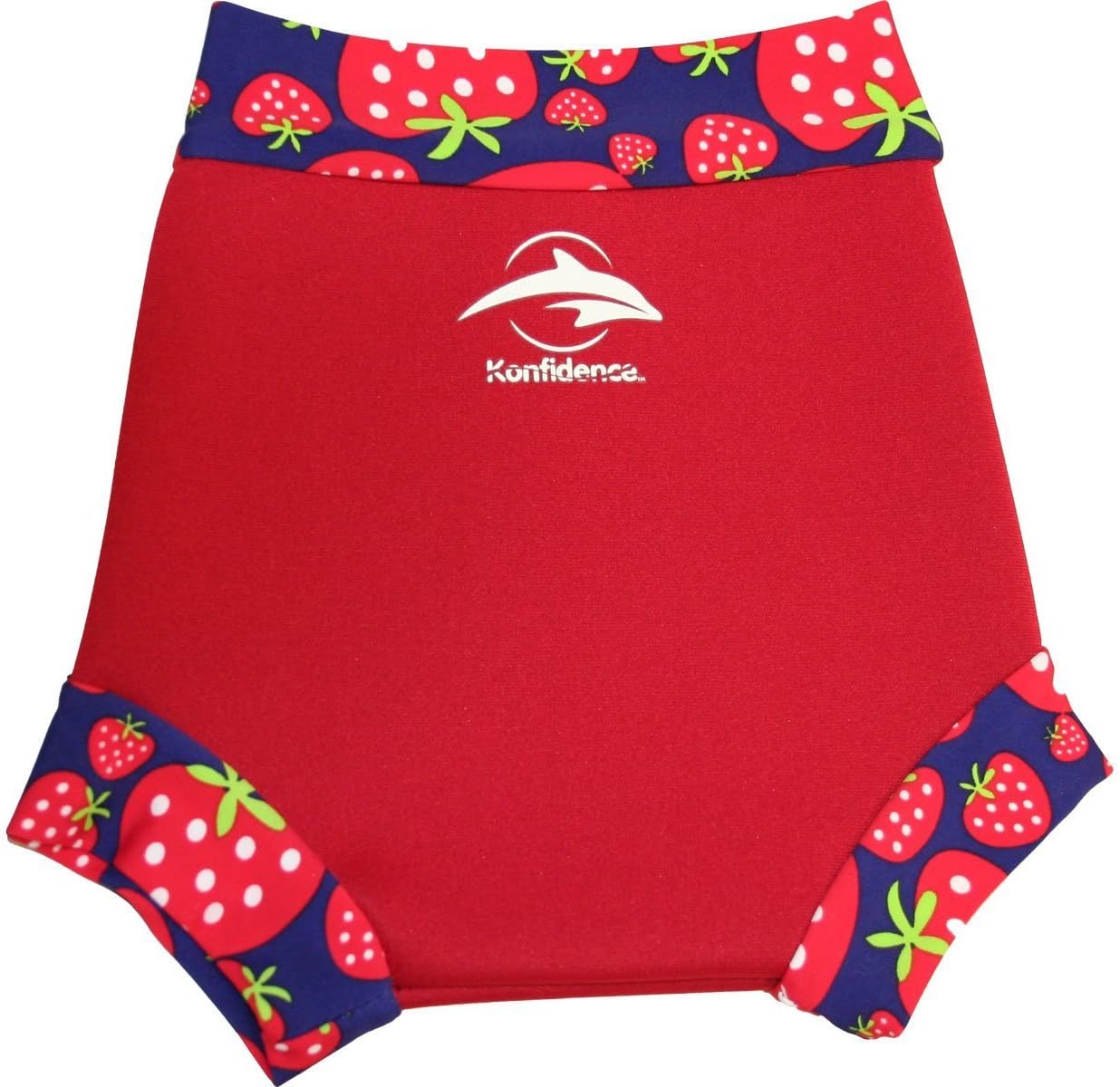 Konfidence NeoNappy Swim Nappy Cover - Red/Strawberry Medium (Approx 6-9 Mths/6-9kg)