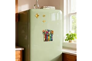 Vibrant Flower Bouquet Acrylic Fridge Magnets - Decorative Kitchen Refrigerator Magnets, Cute Office Whiteboard Magnets, Idea