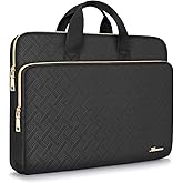 KIZUNA Laptop Sleeve Case 17 Inch Computer Carrying Handbag for LG gram 17/17.3" MSI 17/Dell G7/17 IdeaPad 3i Gen7/17.3" HP ProBook 470/17.3" Legion 5 / 5i,Black