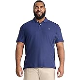 Izod Men's Big and Tall Advantage Performance Short Sleeve Polo Shirt