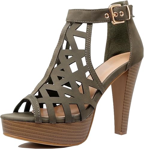 Amazon Com Guilty Shoes Womens Stiletto Platform High Heel