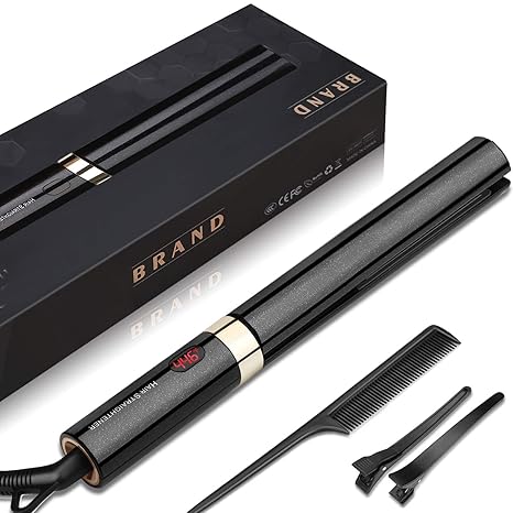 Haarglätter, Targherle Glätteisen Professional 2 in 1 Glätten und Locken, Glätteisen aus Keramik mit einstellbare Temperatur 