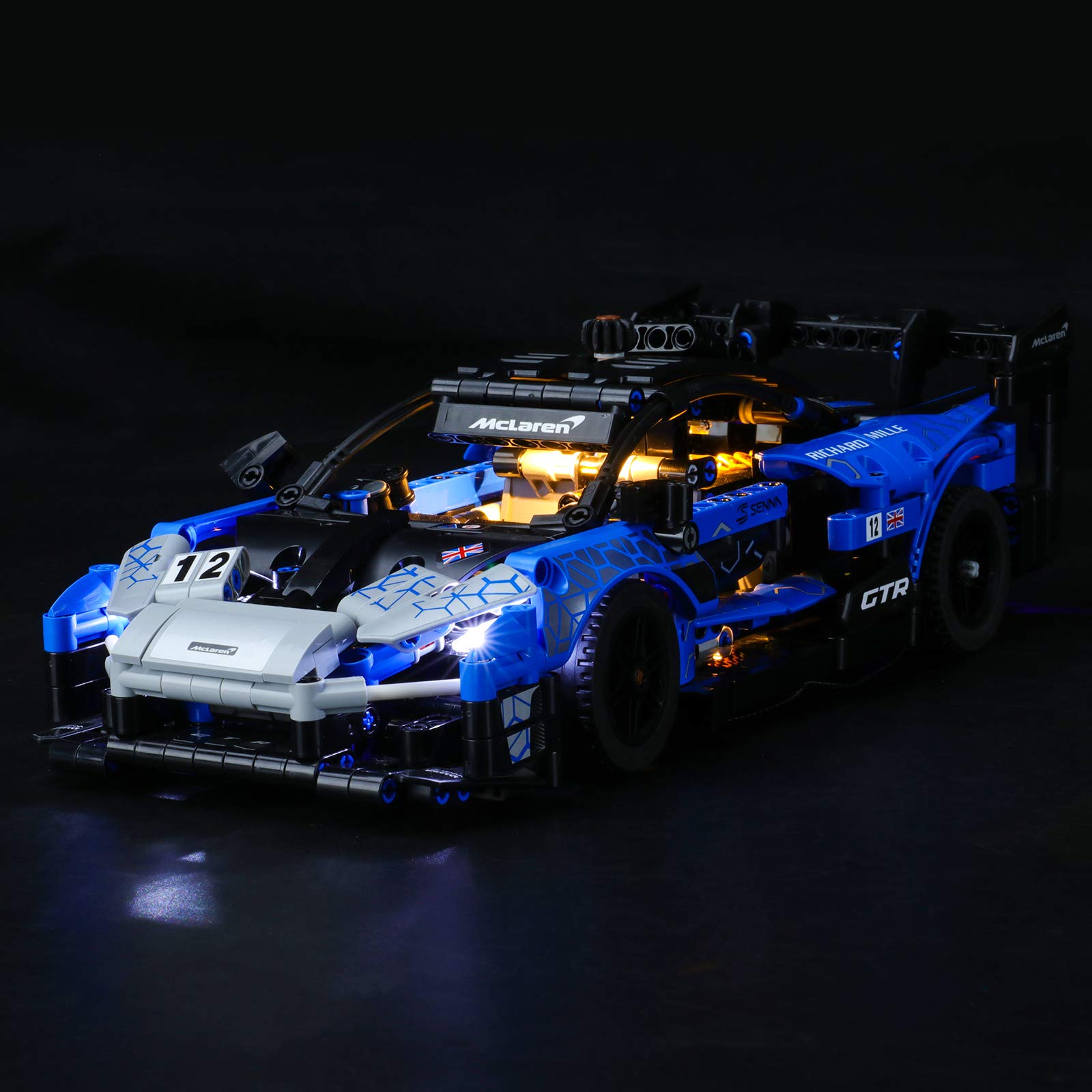 BRIKSMAX Led Lighting Kit for Lego Technic McLaren Senna GTR - Compatible with Lego 42123 Building Blocks Model- Not Include The Lego Set
