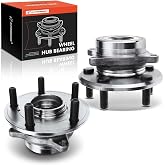 A-Premium 2 x Front Wheel Bearing and Hub Assembly with 5-Lug | Compatible with Honda Odyssey 2011-2017, High Carbon Steel, Double-Lip Seal Ring, Heat-Resistant Grease