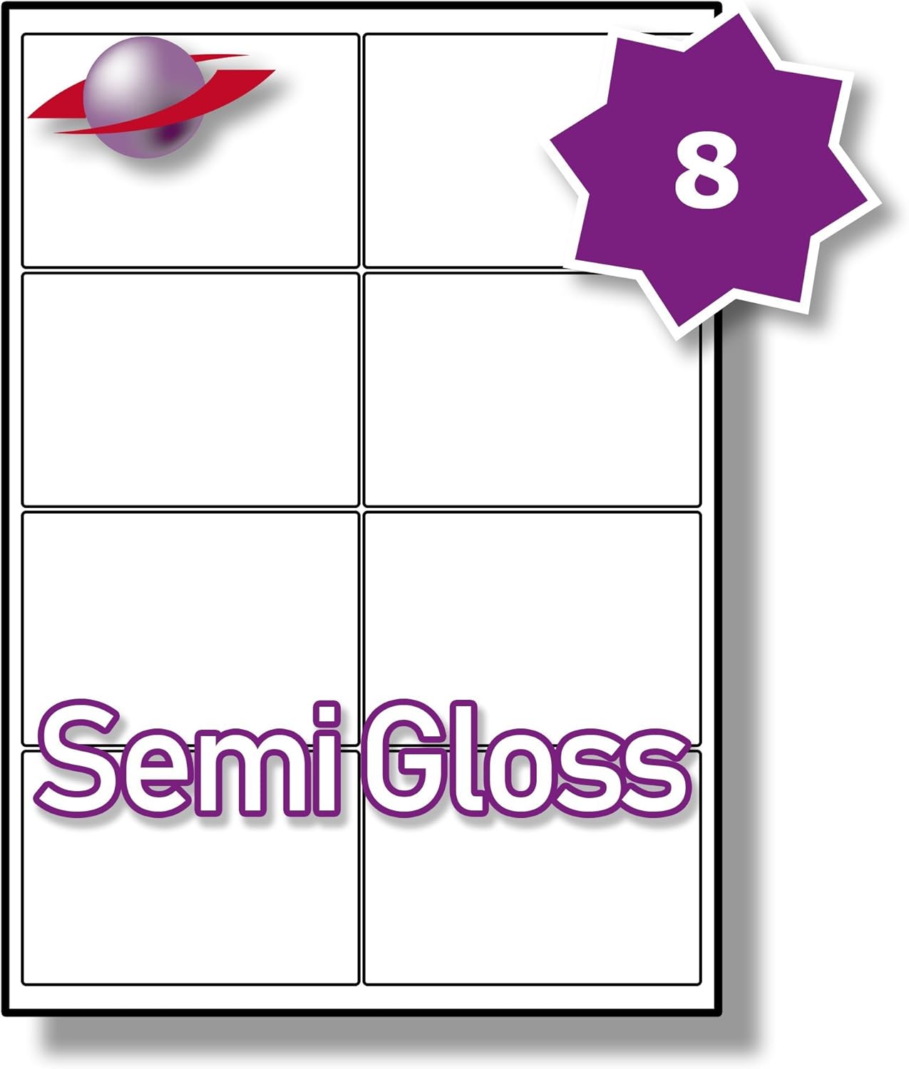 gloss labels for laser printer