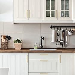 Ravinte 10 Pack Square Bar Kitchen Cabinet Handles