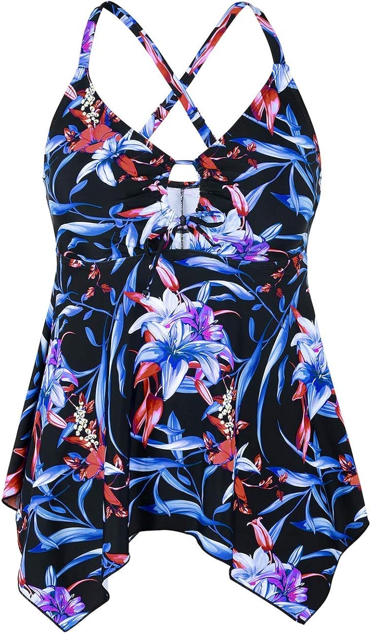 Tie back tankini top Clearance