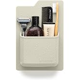 TOOLETRIES The James Organizer, Shower Storage Holder - Sand | Silicone shower storage with a reusable strong grip for toiletries and everyday bathroom essentials.
