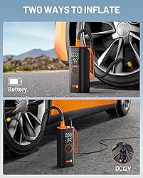 YMXA Car Tire Inflator Portable Air Compressor - 4X
