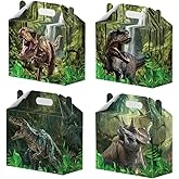 16 Pcs Dinosaur Party Favor Boxes - Dinosaur Animal Party Gift Paper Boxes, Jurassic Dinosaur Themed Decorations for Dino Birthday Presents Decorations Supplies(16pcs-Dinosaurboxs)