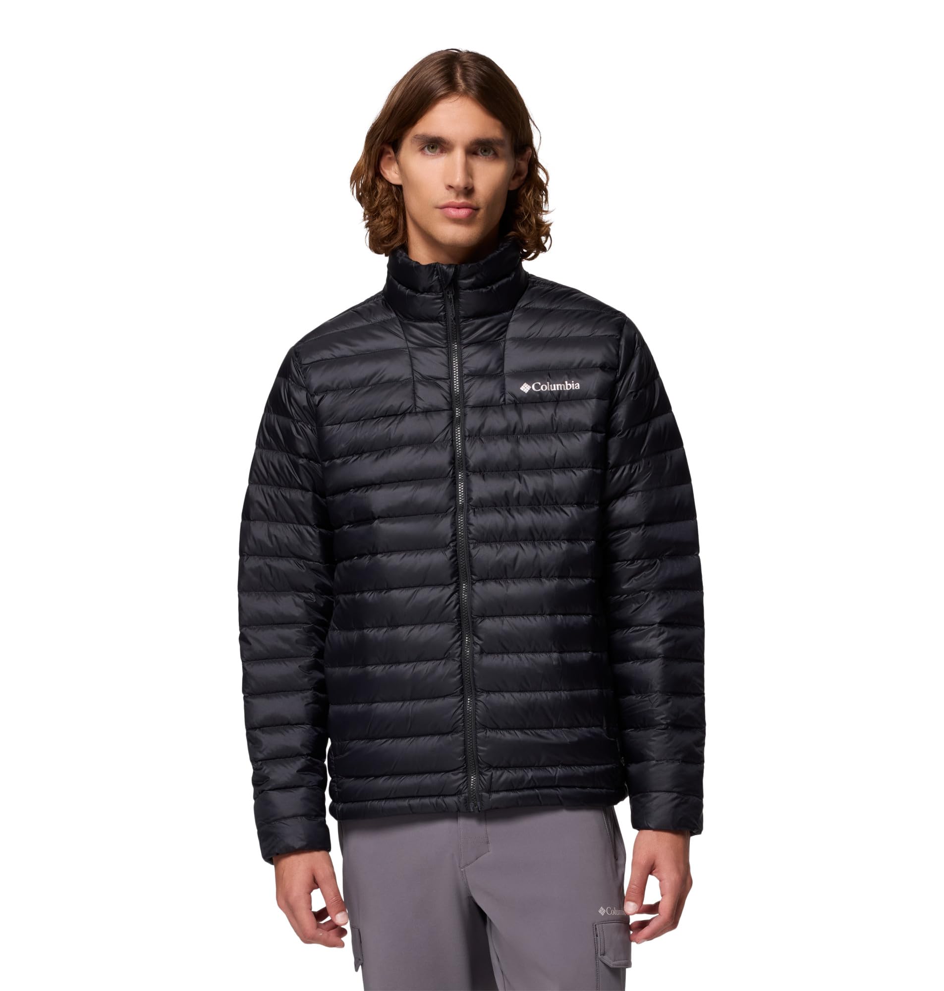 Columbia Mens Corelite Down Jacket, Black, Medium