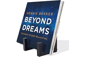 JINIHFW Vinyl Record Holder,Vinyl Record Storage,Vinyl Record Holder for Albums, Black Metal Vinyl Record Storage Tabletop, Retro Minimal Record Holder for Lp Display,Small Vinyl Record Stand