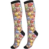 oyebn Duck Compression Socks Women and Men 15-20mmHg-Circulation Support Socks for Athletic Running Cycling