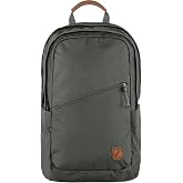 Fj&auml;llr&auml;ven Raven 20 Backpack - Multi-Pocket Organization, Padded Support, Durable Fabric - Commuting, Travel, Basalt