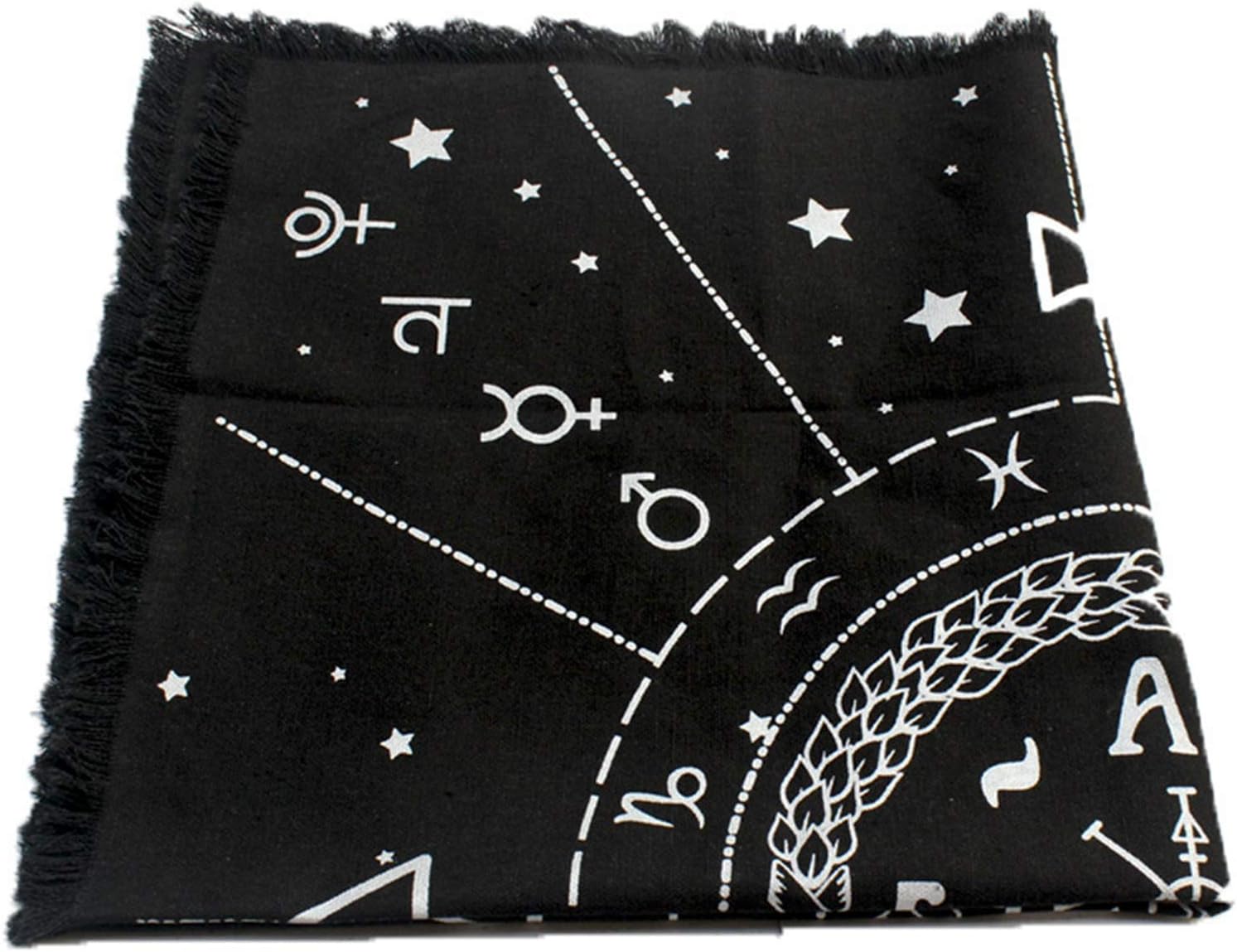 Amazon Co Jp 12の星座タロットテーブルクロス60 60cm綿のオラクル祭壇布サンムーン占星術タロット占いカードパッド ホーム キッチン