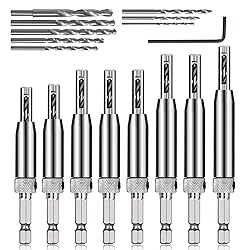 AIMLENTOOL 17pcs VIX Bits Self Centering Drill Bit