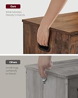 VASAGLE Storage Chest Bench 40x80x46 cm Rustic Brown LSB062T01 view 9