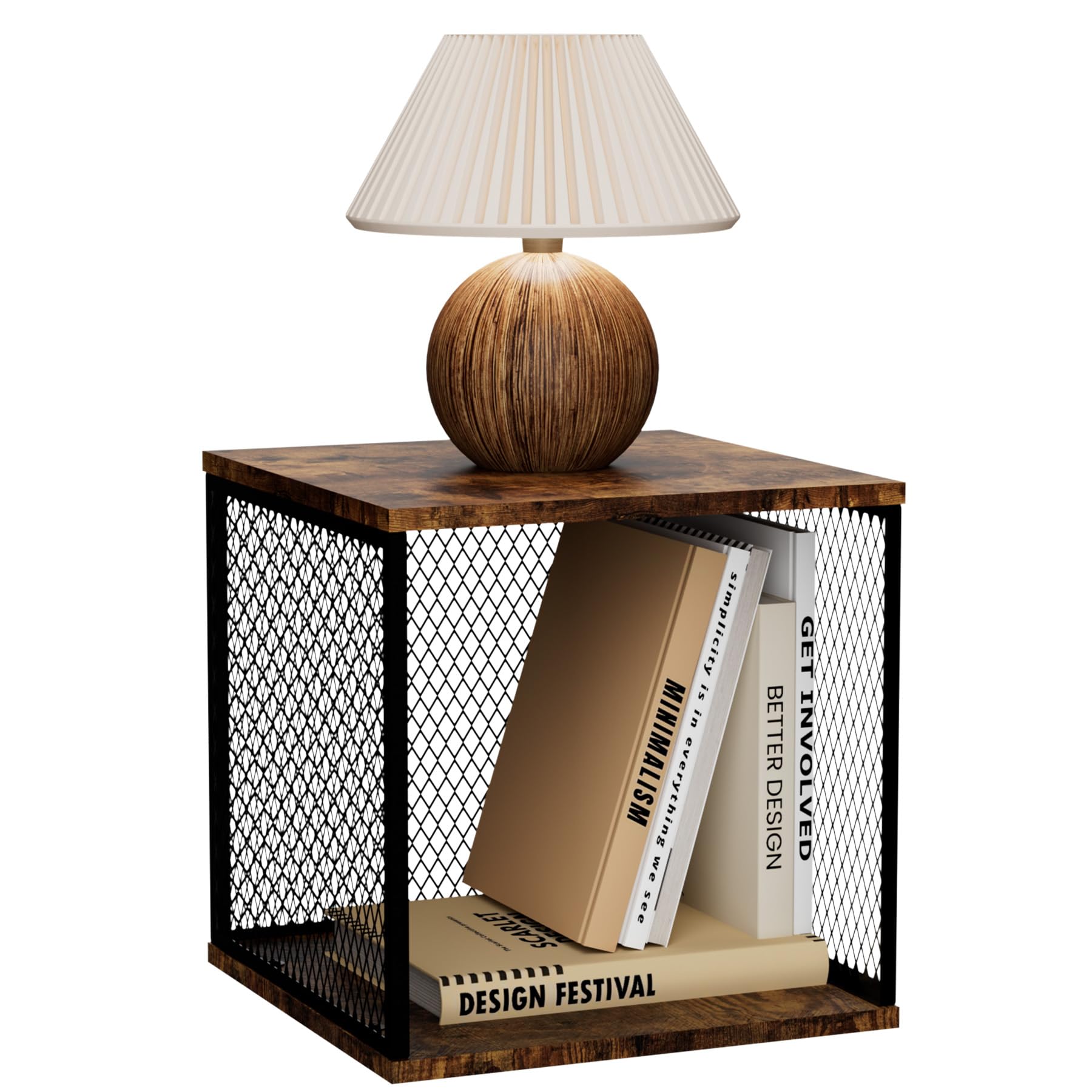 Ksuefao Cube Storage Organizer, Small Bookshelf