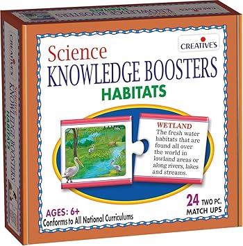 Creatives Science Knowledge Boosters, Habitats, Multi Color