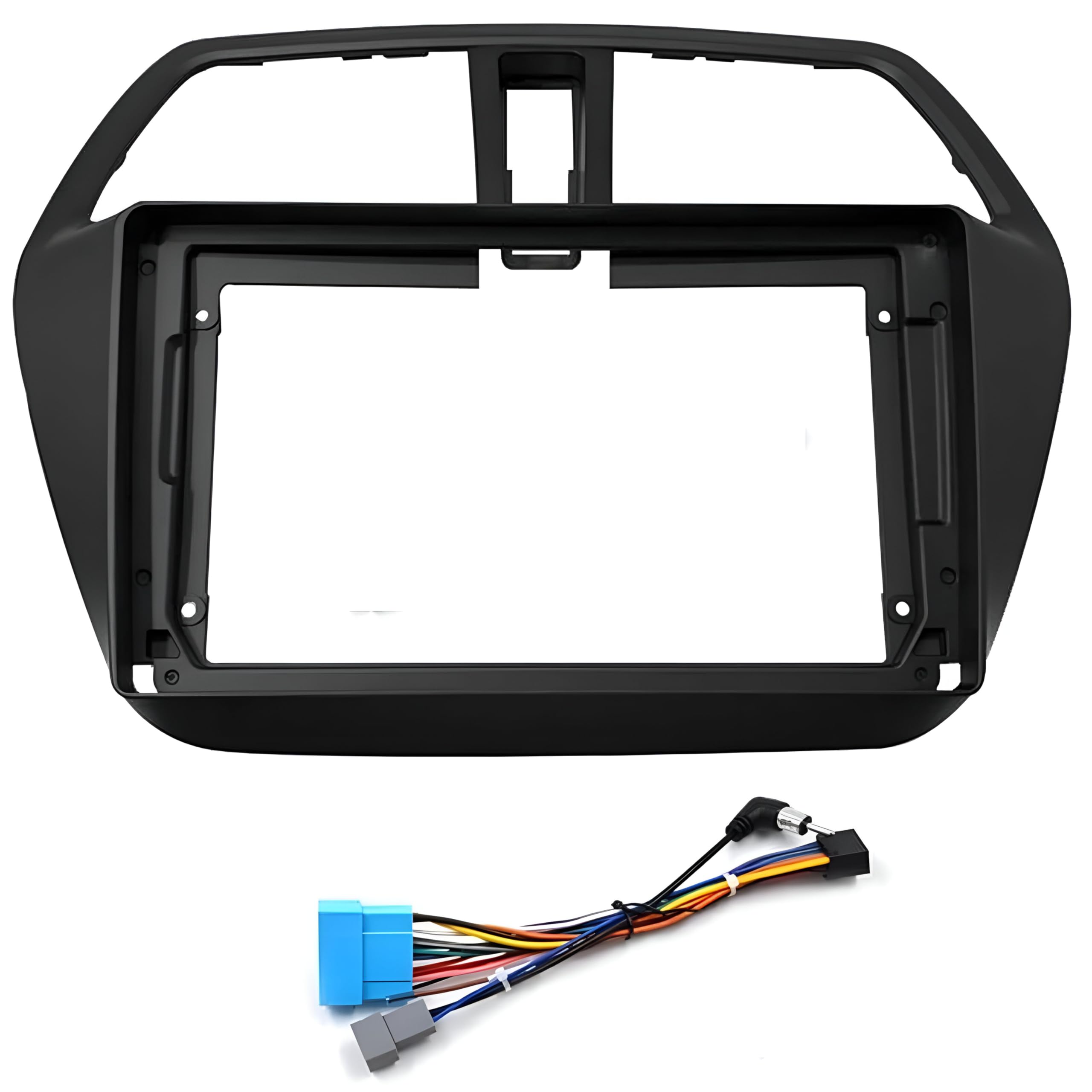 Sound-way - 9" inch dash car stereo facia radio adapter compatible with Suzuki Sx4 S-Cross - KA22-438