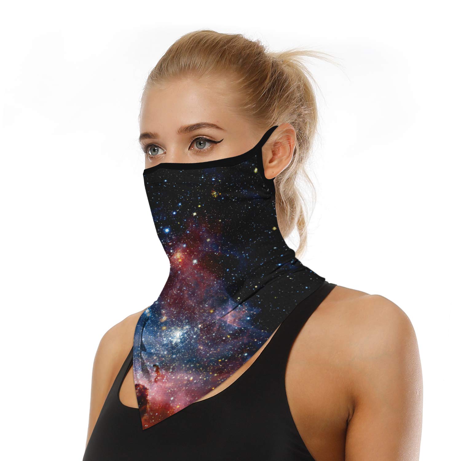 ZCBRISK Ear Hangers Face Mask Seamless Bandanas Headband Scarf Neck Gaiter Sun UV Wind Protection Earhook Balaclava