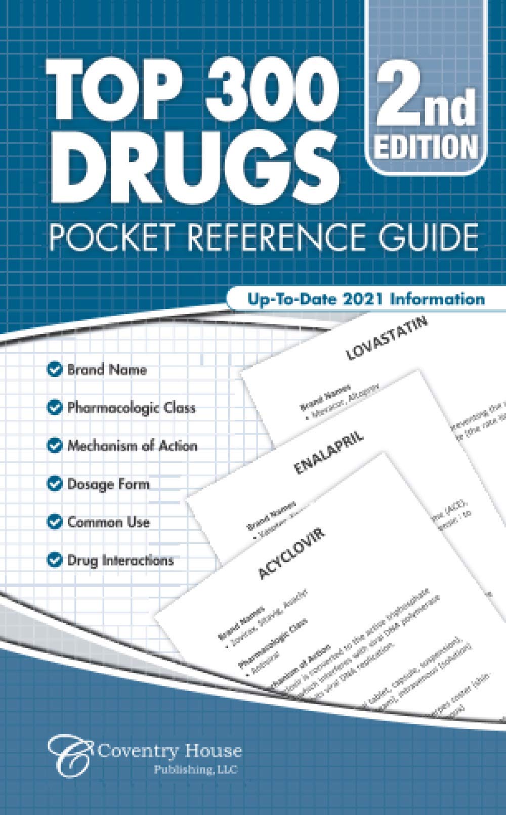 Top 300 Drugs Pocket Reference Guide 2021 Edition Coventry House Publishing 9781736696156 Amazon Com Books