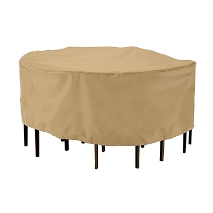 Classic Accessories Terrazzo Outdoor Patio 5-Piece Table & Chair Set Cover