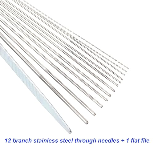 2-Piece Torch Tip Cleaner Set – Stainless Steel Needles For Carburetors, Gas Orifices, Sprinklers & More (Set A)