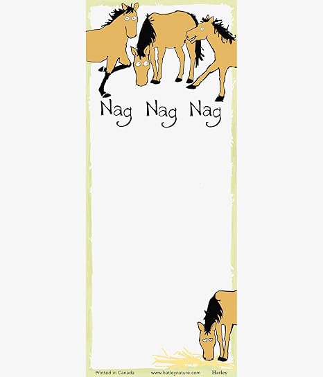 Hatley LBH magnéticos para la nevera lista de la compra cuaderno ...