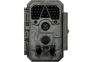 Meidase P70 Trail Camera, 64MP 1296p, No-Glow IR Night Vision, Game Camera, Motion Activated, Waterproof