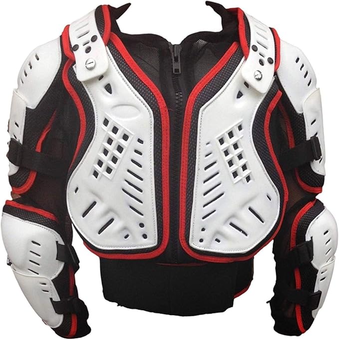Motorcycle Protective Jacket Chest Back Spine Shoulder Elbow Protector