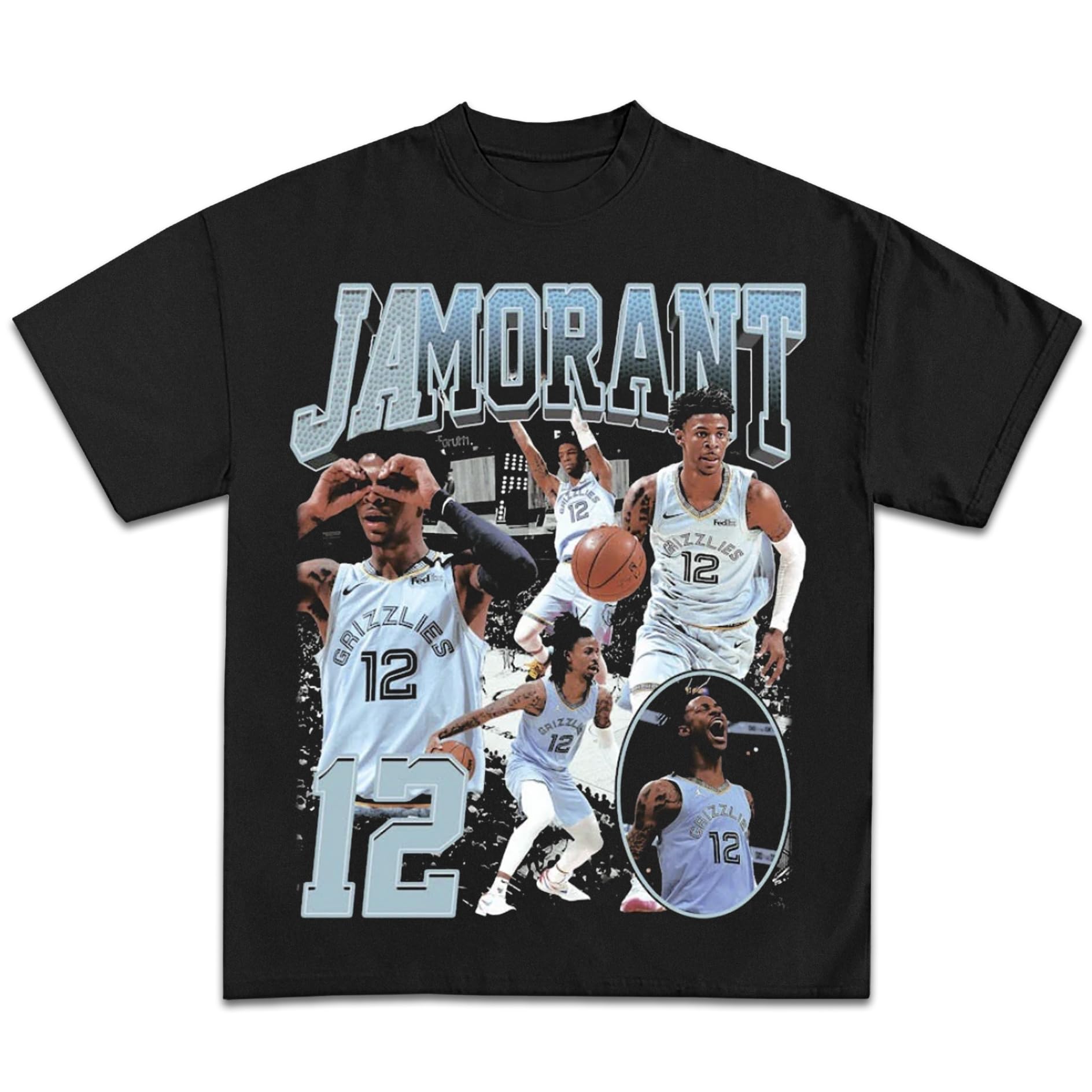 Ja Morant Custom Graphic T-Shirt Collection