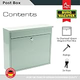 Burg-Wächter MB02CG Chartwell Green Wall Mounted Galvanised Steel Lockable Post view 3