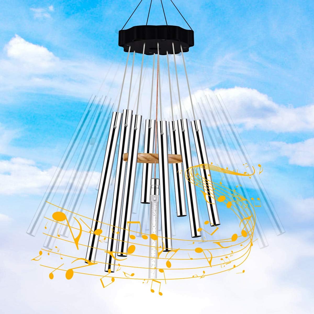Kearui Solar Wind Chimes Light, Color-Changing Wind Chimes Outdoor, for Christmas Home Decor Gift, Patio Lights for Yard Housewarming Home Party Garden Decoration : Garden & Outdoor