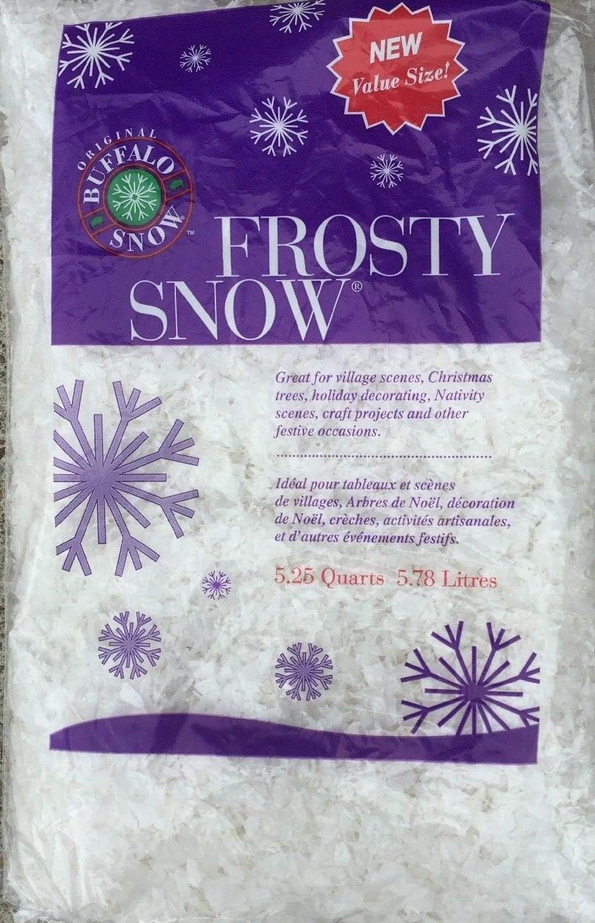 Artificial Snow - (1) Original Buffalo Snow Frosty Snow 5ls bag