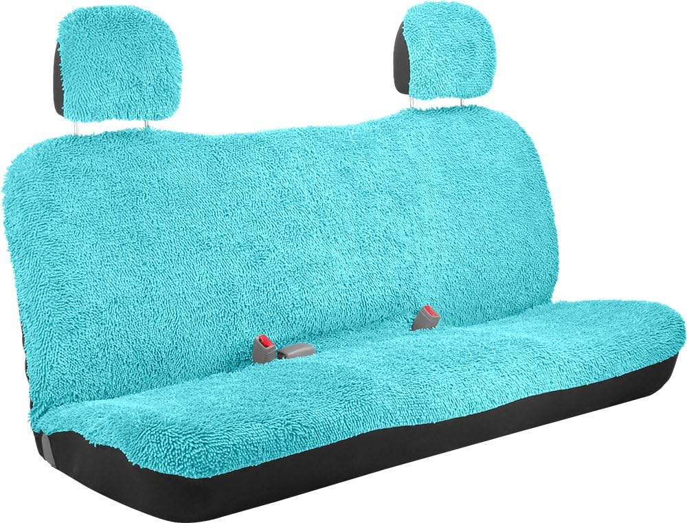 Bell Automotive 221568749 Turquoise Shaggy Standard Bench Seat Cover