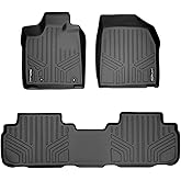 SMARTLINER Custom Fit Floor Mats 2 Row Liner Set for 2008-2013 Toyota Highlander