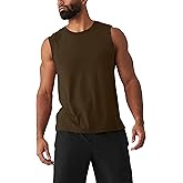 Hat and Beyond Mens Sleeveless Muscle Tank Top Gym Lightweight Plain Blank Tee Shirt