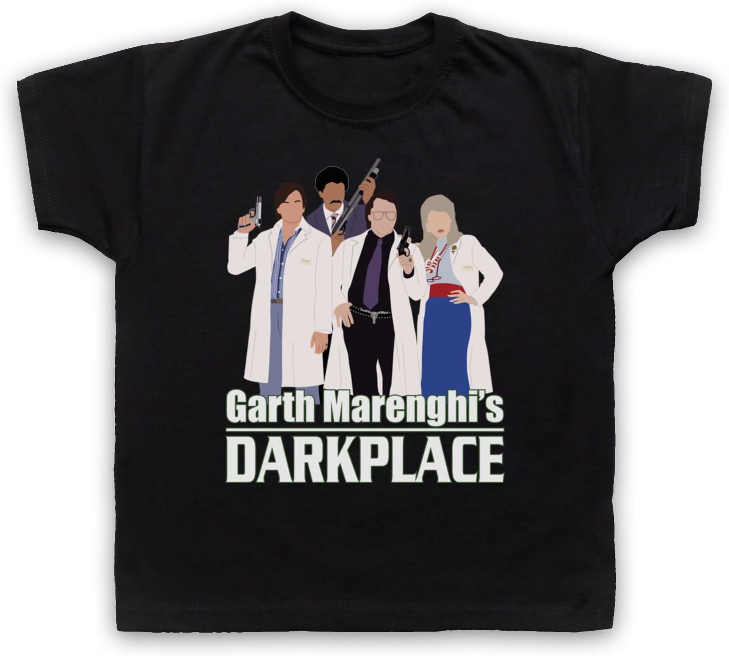 Inspired Apparel Inspired by Marenghi Darkplace Characters Comedy TV Unofficial Kids T-Shirt