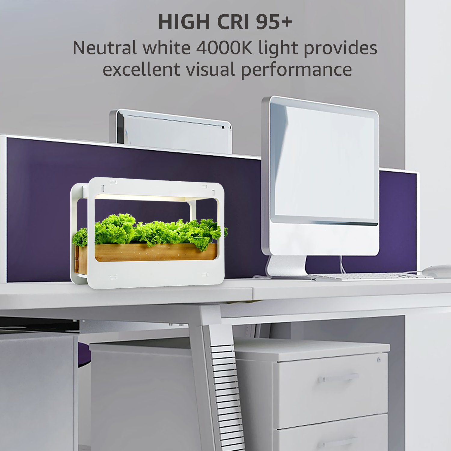 Plant Grow LED Light Kit Indoor Herb Garden w/ Timer ...