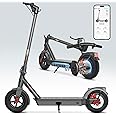 TST Electric Scooter Adults - 20 Miles Range & 19 MPH Adult Scooter, Folding Commute E Scooter with 10" Shock Absorbing Tires, Rear-Wheel Drive Sport Scooters with Cruise Control/APP Control