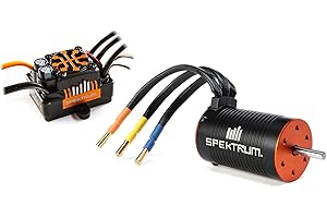 Spektrum Firma 130A Brushless Smart ESC / 1900Kv Sensorless Motor Combo, SPMXSEMC04, Black
