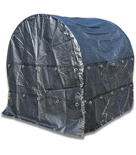 Lonas Para Bobinas De Acero Mytee - Tamaño 6x6x6 Pies, Vinilo De 18 Oz Resistente