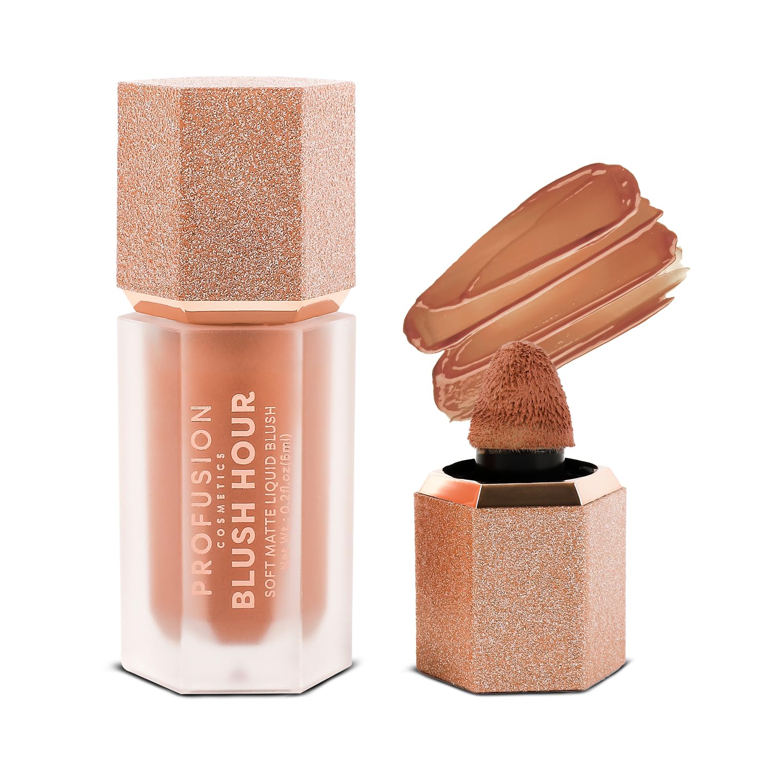 Profusion Cosmetics Blush Hour for Face, Lightweight and Long Wearing Soft Matte Liquid Blush Provides Natural Finish, Creamy Texture Which is Buildable, Essential Beauty Tool for Raising Your Glow